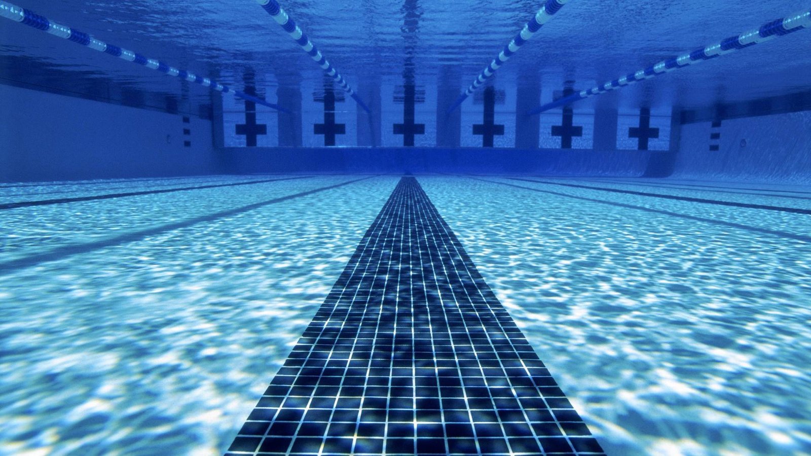 Olympic pool underwater